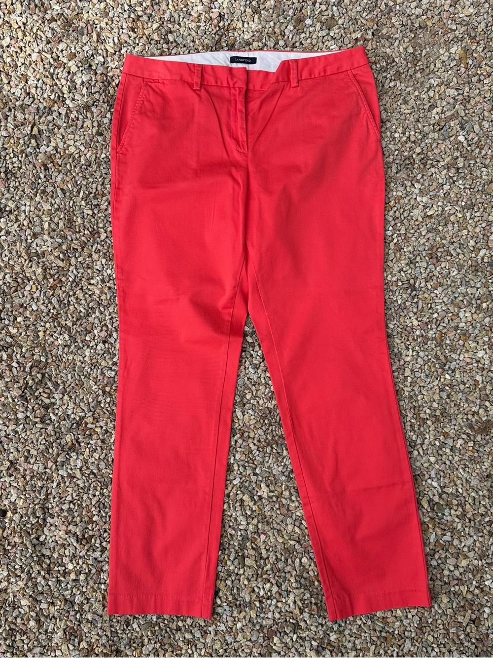 Lands End classic casual twill pants - Size 14